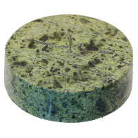 125011 - Подставка для свечи из малышевского светлого змеевика